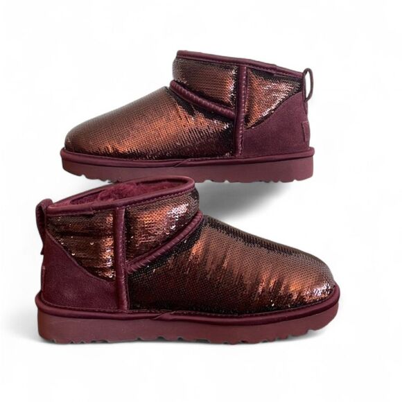 UGG Classic Ultra Mini Mirror Ball in wild grape - Picture 6 of 15